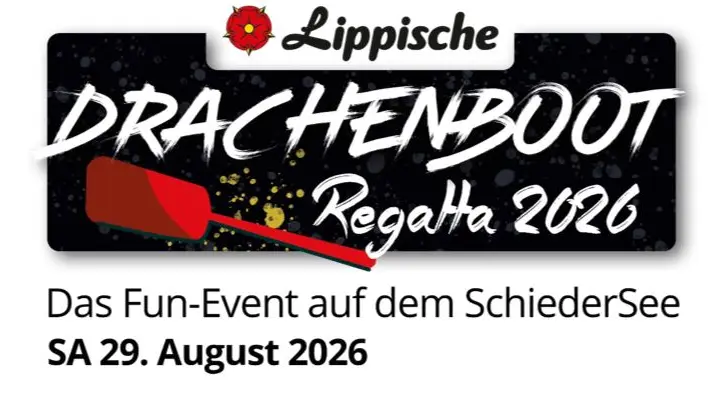 Lippische Landesbrand Drachenbootregatta 2026 (DB-Rennen Schiedersee)