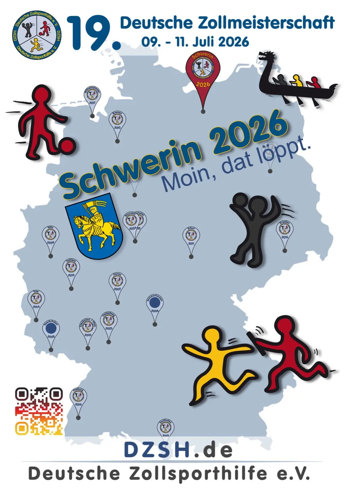 Drachenboot – 19. Deutsche Zollmeisterschaft Schwerin 2026