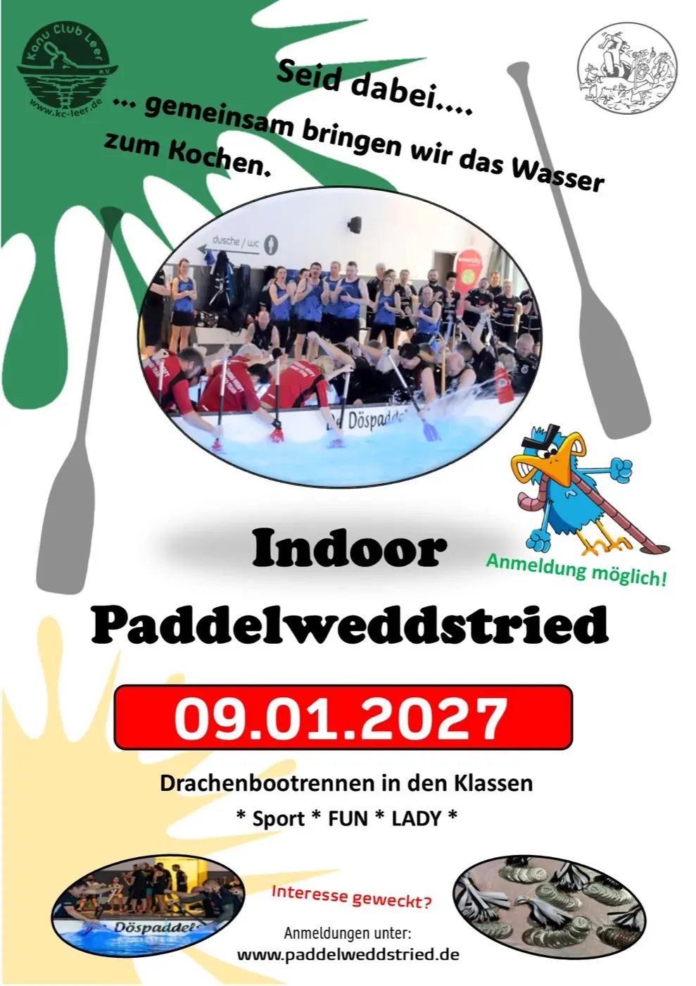Indoor Paddelweddstried 2027